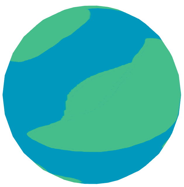spinning globe